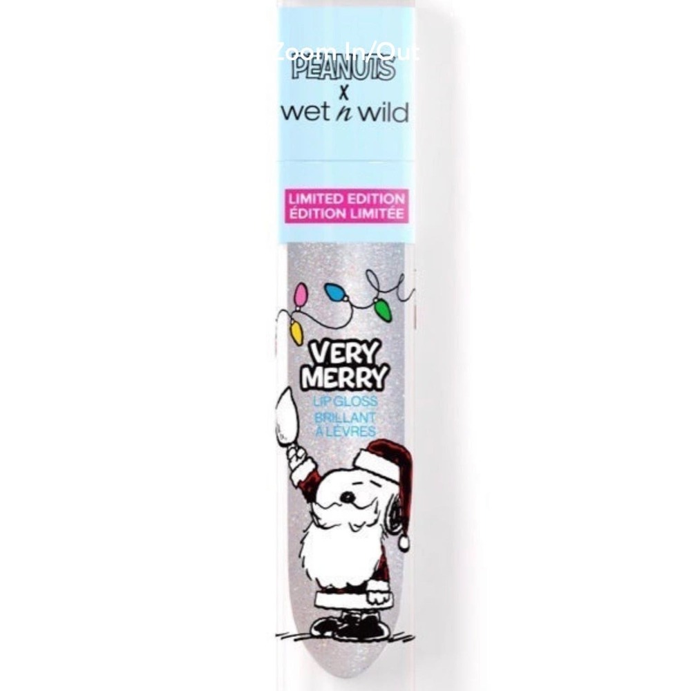 Brand new snoopy limited edition very merry Christmas pageant lipgloss